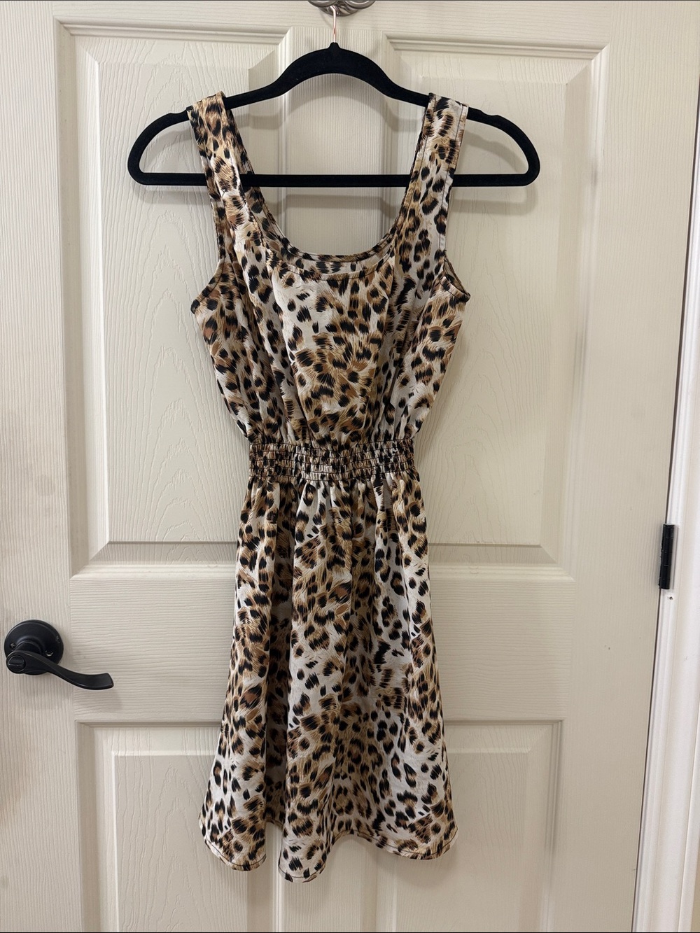 Forever 21 Leopard Print Mini Dress in Brown and Black